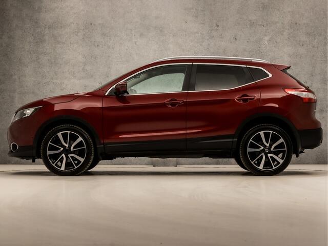 Nissan QASHQAI 1.2 N-Connecta Sport Automaat (PANORAMADAK, NAVIGATIE, 360 CAMERA, LEDER, ELEK SPORTSTOELEN, STOELVERWARMING, GETINT GLAS, CRUISE, NIEUWSTAAT)