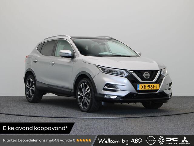 Nissan QASHQAI 1.3 DIG-T Tekna + | Trekhaak! | Lederen Bekleding | Navigatie | Stoelverwarming & Voorruitverwarming | Panorama Dak |