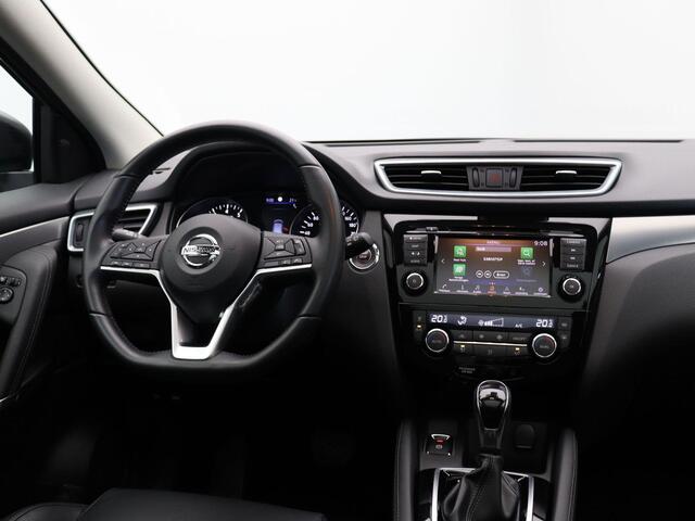 Nissan QASHQAI 1.3 DIG-T Tekna + | Trekhaak! | Lederen Bekleding | Navigatie | Stoelverwarming & Voorruitverwarming | Panorama Dak |