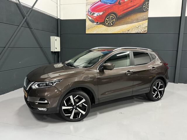 Nissan QASHQAI 1.2 Tekna + LEDER - NAVIGATIE - 360CAMERA - PANORAMADAK - TREKHAAK - ORIG/NL - NAP
