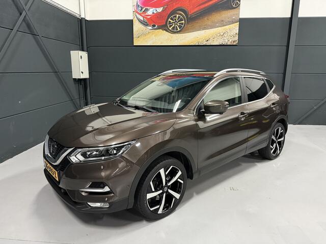 Nissan QASHQAI 1.2 Tekna + LEDER - NAVIGATIE - 360CAMERA - PANORAMADAK - TREKHAAK - ORIG/NL - NAP