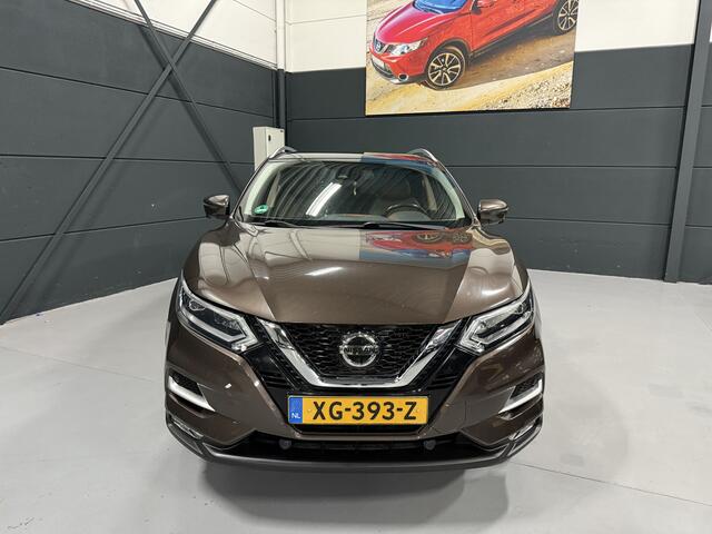 Nissan QASHQAI 1.2 Tekna + LEDER - NAVIGATIE - 360CAMERA - PANORAMADAK - TREKHAAK - ORIG/NL - NAP