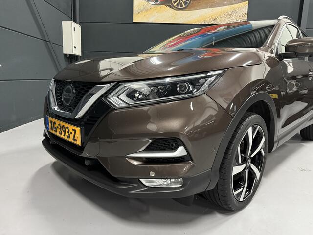 Nissan QASHQAI 1.2 Tekna + LEDER - NAVIGATIE - 360CAMERA - PANORAMADAK - TREKHAAK - ORIG/NL - NAP