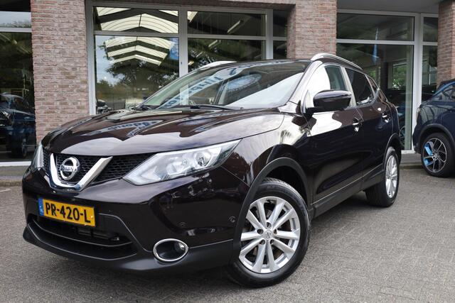 Nissan QASHQAI 1.2 Business Edition STOEL/RUITVERW. LEER PANO 360-CAMERA DAB NAVI CLIMA CRUISE NAP 2XPDC 17''LMV 2xKEYLESS
