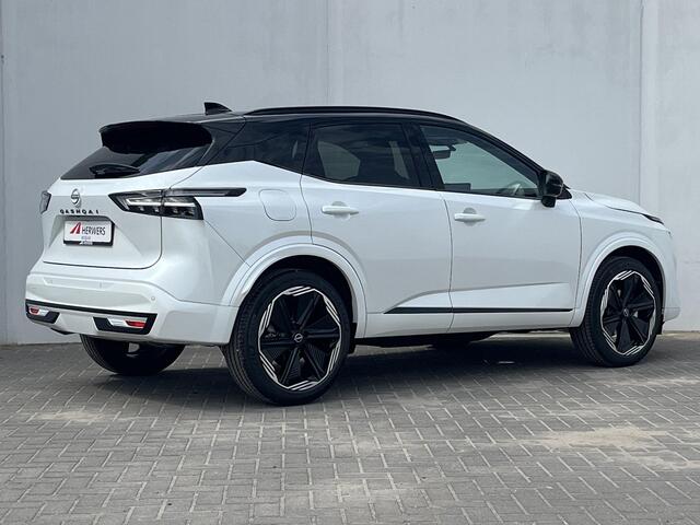 Nissan QASHQAI 1.3 MHEV Xtronic N-Design Automaat / ¤4.000,- Nissan Voorraadvoordeel / NIEUW uit voorraad leverbaar! / Panoramadak / Googlemaps Navigatie / 360° Camera / Stuur- en Stoelverwarming voor / Voorruit Verwarming / Adaptieve Cruise Control / Climate Control /