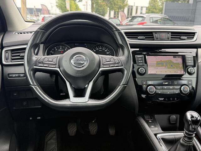 Nissan QASHQAI 1.3 DIG-T Tekna + 2e Eigenaar,Pano,Navi,Camera,Trekhaak,Stoelverwarming,Clima,Cruise,Pdc V+A,Keyless,Halfleder,Dealer Onderhouden,Apk tot 03-2026