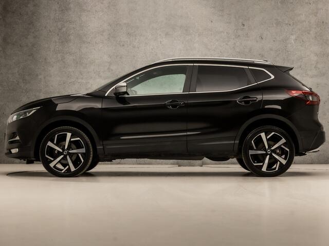 Nissan QASHQAI 1.2 Tekna Sport (PANORAMADAK, APPLE CARPLAY, MEMORY SEATS, LEDER, STOELVERWARMING, 360 CAMERA, ZWART HEMEL, GETINT GLAS, NIEUWE APK, NIEUWSTAAT)