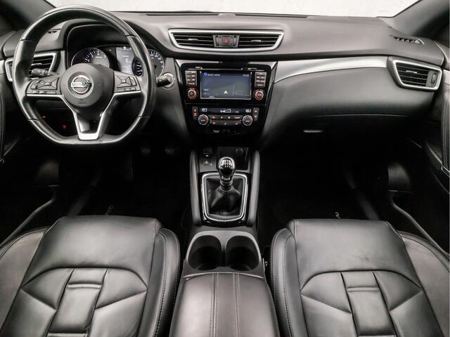 Nissan QASHQAI 1.2 Tekna Sport (PANORAMADAK, APPLE CARPLAY, MEMORY SEATS, LEDER, STOELVERWARMING, 360 CAMERA, ZWART HEMEL, GETINT GLAS, NIEUWE APK, NIEUWSTAAT)