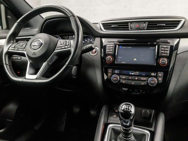 Nissan QASHQAI 1.2 Tekna Sport (PANORAMADAK, APPLE CARPLAY, MEMORY SEATS, LEDER, STOELVERWARMING, 360 CAMERA, ZWART HEMEL, GETINT GLAS, NIEUWE APK, NIEUWSTAAT)