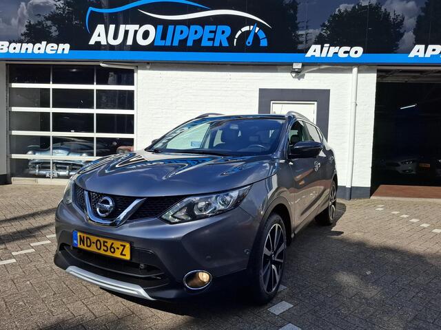 Nissan QASHQAI 1.2 Tekna /Leder/Panorama raam/Nieuwe apk bij aflevering/Dealer onderhouden/Keyless entry/Trekhaak