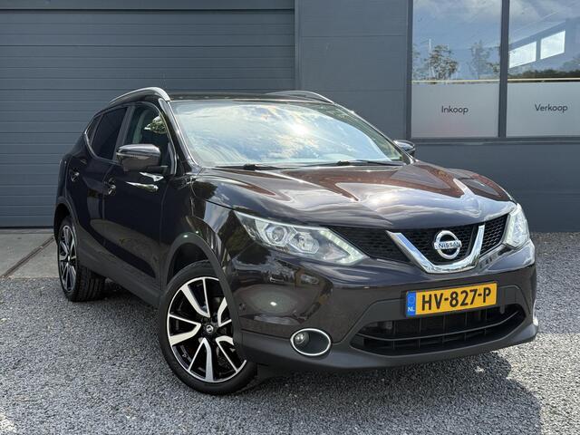 Nissan QASHQAI 1.2 Tekna 1e Eigenaar,Navi,Clima,Pano,Camera,Cruise,Trekhaak,Leder,N.A.P,APK tot 01-2026