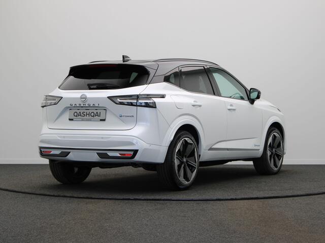 Nissan QASHQAI N-Design + Panoramisch glazen dak + Cold Pack e-Power 190 | 12.3" TFT digitale cockpit | Audiosysteem met DAB, Apple Carplay & Android Auto, USB-aansluiting, stuurwielbediening en 6 luidsprekers | Blind Spot Warning & Intervention (BSW + BSI)