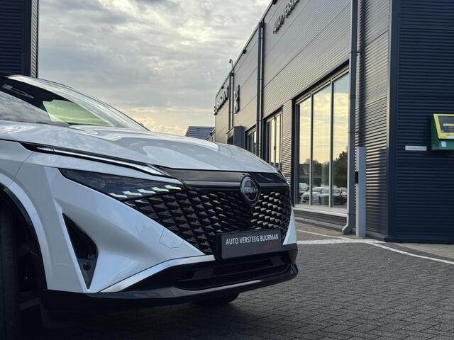 Nissan QASHQAI Tekna Plus 1.3 MHEV 158PK Xtronic Automaat Navigatie, Rondomzichtcamera, Leder & Alcantara, Panoramadak, Stoel, Stuur & Voorruitverwarming, Massage, Memory