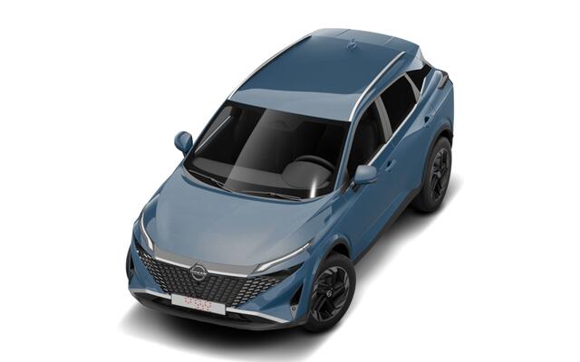 Nissan QASHQAI N-Connecta + Panoramisch glazen dak + Cold Pack e-Power 190 | 12.3" TFT digitale cockpit | Audiosysteem met DAB, Apple Carplay & Android Auto, USB-aansluiting, stuurwielbediening en 6 luidsprekers | Blind Spot Warning & Intervention (BSW + BSI)