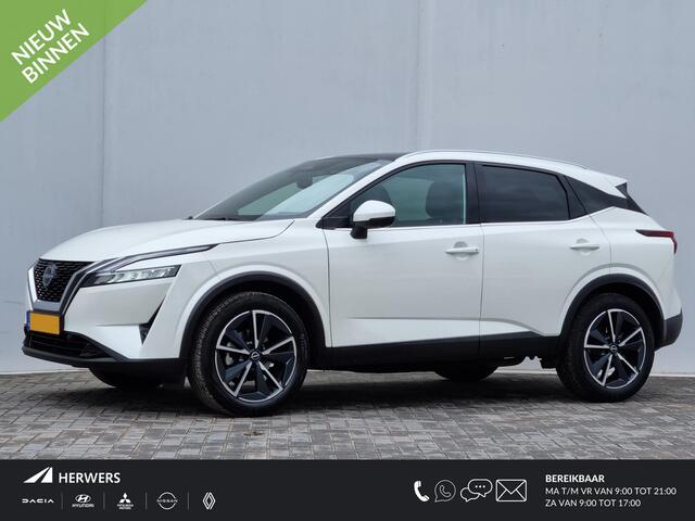 Nissan QASHQAI 1.3 MHEV Xtronic Tekna / Trekhaak ( 1.800 kg ) / All season banden / Panoramadak / Cold pack / Apple carplay / Android auto /