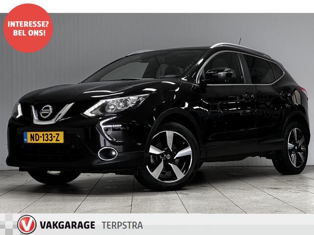 Nissan QASHQAI 1.2 N-Vision/ Trekhaak/ 360° Camera/ 18'' LMV/ Panorama-Dak/ Stoelverw./ Lane-Assist./ Zwarte-Hemel/ Keyless/ Half-Leder - Alcantara/ DAB+/ Bluetooth/ Elek. Stoel(en)/ Grootlicht Assist./ Dakrails/ Extra g