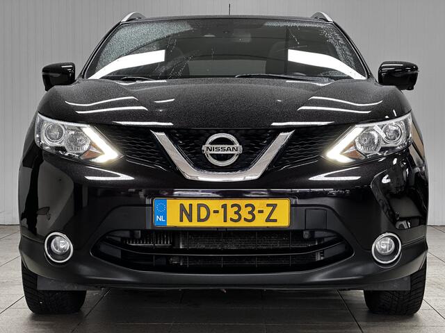 Nissan QASHQAI 1.2 N-Vision/ Trekhaak/ 360° Camera/ 18'' LMV/ Panorama-Dak/ Stoelverw./ Lane-Assist./ Zwarte-Hemel/ Keyless/ Half-Leder - Alcantara/ DAB+/ Bluetooth/ Elek. Stoel(en)/ Grootlicht Assist./ Dakrails/ Extra g