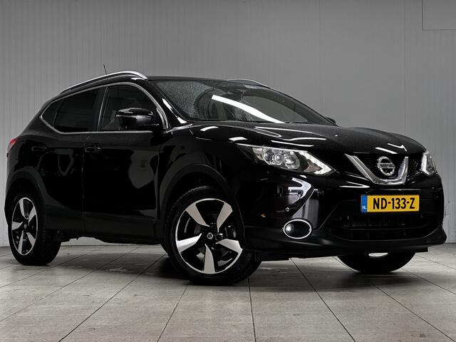 Nissan QASHQAI 1.2 N-Vision/ Trekhaak/ 360° Camera/ 18'' LMV/ Panorama-Dak/ Stoelverw./ Lane-Assist./ Zwarte-Hemel/ Keyless/ Half-Leder - Alcantara/ DAB+/ Bluetooth/ Elek. Stoel(en)/ Grootlicht Assist./ Dakrails/ Extra g