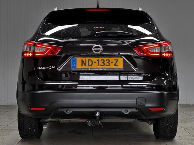 Nissan QASHQAI 1.2 N-Vision/ Trekhaak/ 360° Camera/ 18'' LMV/ Panorama-Dak/ Stoelverw./ Lane-Assist./ Zwarte-Hemel/ Keyless/ Half-Leder - Alcantara/ DAB+/ Bluetooth/ Elek. Stoel(en)/ Grootlicht Assist./ Dakrails/ Extra g