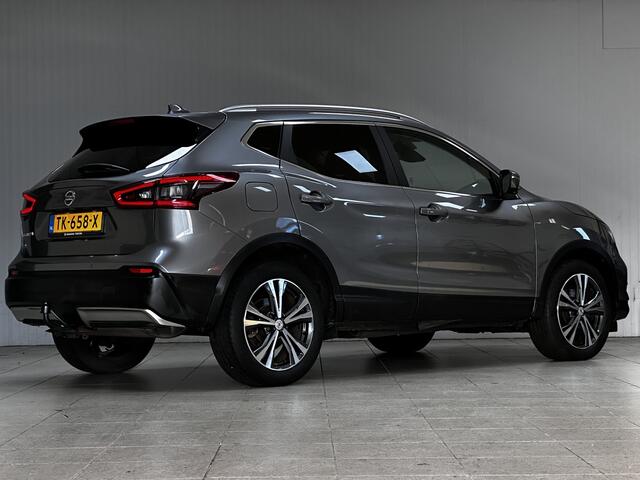 Nissan QASHQAI 1.2 N-Connecta/ Trekhaak/ Panorama-Dak/ 360 ° Camera/ Navi/ Clima/ Cruise/ Lane-Assist./ Keyless/ Bluetooth/ Armsteun/ Multi. LEDER. Stuur/ Mistl./ PDC V+A/ Extra getint glas.