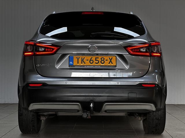 Nissan QASHQAI 1.2 N-Connecta/ Trekhaak/ Panorama-Dak/ 360 ° Camera/ Navi/ Clima/ Cruise/ Lane-Assist./ Keyless/ Bluetooth/ Armsteun/ Multi. LEDER. Stuur/ Mistl./ PDC V+A/ Extra getint glas.