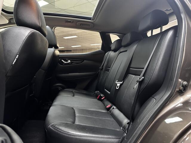 Nissan QASHQAI 1.2 Business Edition/ Trekhaak/ 18'' LMV/ Panorama-Dak/ 360° Camera/ Leder/ Elek. Stoel(en)/ DAB+/ Keyless/ LED Koplampen/ Lane-Assist./ Camera/ PDC V+A/ Grootlicht Assist./ Navi/ Cruise/ Bluetooth.