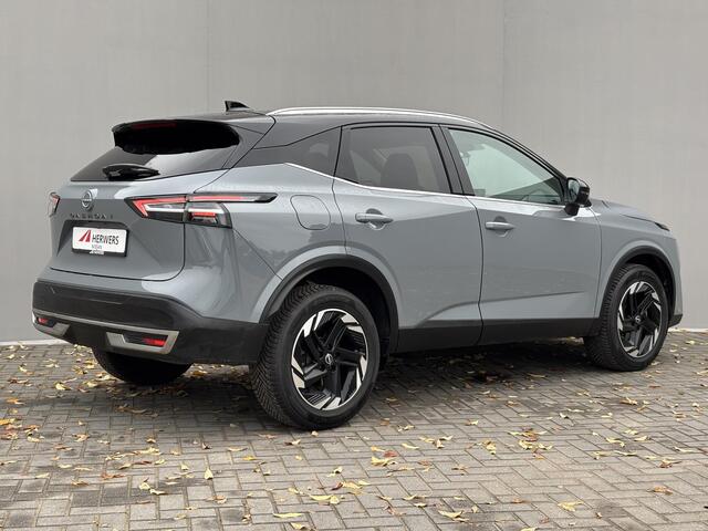 Nissan QASHQAI 1.3 MHEV Xtronic N-Connecta Automaat / Nieuw model / Facelift / Cold Pack / Pack Easy / Allseason banden / Elektrische Achterklep / Apple Carplay Android Auto / Rondomzicht camera / Adaptief CC / Stuur-, Stoel en Voorruitverwarming /