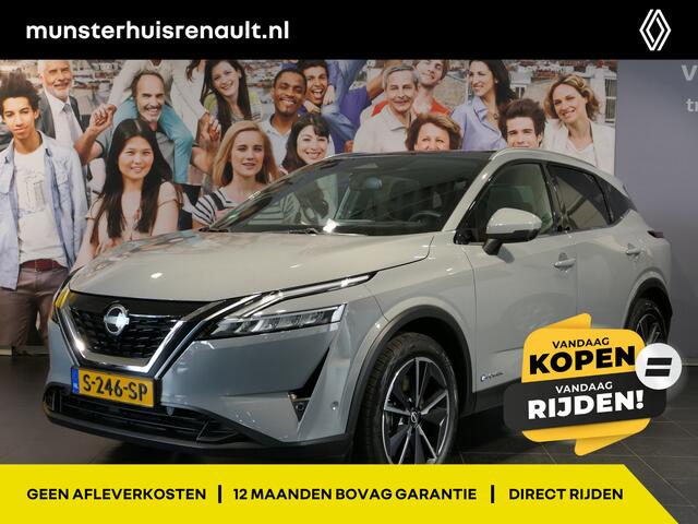 Nissan QASHQAI 1.5 e-Power Tekna *19" LMV & Trekhaak!* - Panoramadak, parkeerassistent, 360 camera, navi