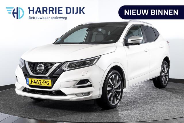 Nissan QASHQAI 1.3 DIG-T Tekna + 160 PK - Automaat | Pano | Adapt. Cruise | Stoel-+Voorruitverw. | Elek. Stoel | PDC | 360 Camera | NAV + App. Connect | ECC | Bose | LM 19" | Trekhaak |