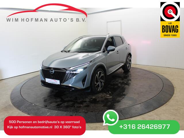 Nissan QASHQAI 1.5 e-Power Tekna Plus Pano 360 ° Cam Vol Leder El-Stoelen + A-klep Dhoek