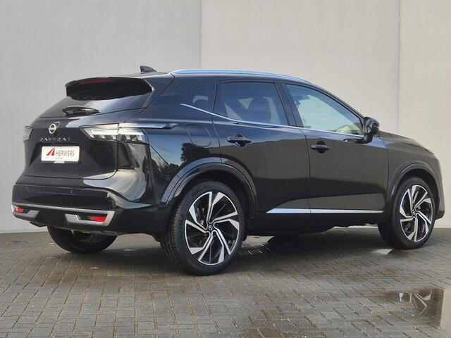 Nissan QASHQAI 1.3 MHEV Xtronic Tekna Plus / Nieuw Model / Facelift / HUD / Panoramadak / Stoel met massage functie / Trekgewicht 1800 kg / Elektrische achterklep / Rondomzicht camera / Stuur-, Stoel en Voorruit verwarming /