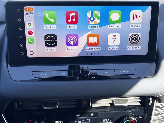 Nissan QASHQAI 1.3 MHEV Xtronic Tekna Plus / Nieuw Model / Facelift / HUD / Panoramadak / Stoel met massage functie / Trekgewicht 1800 kg / Elektrische achterklep / Rondomzicht camera / Stuur-, Stoel en Voorruit verwarming /