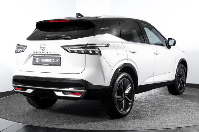 Nissan QASHQAI 1.3 MHEV 158 PK Xtronic Tekna Plus - Automaat (Nw. Model) | Cold Pack | Pano | Leder/Alcant. | Dig. Cockpit | Adapt. Cruise | Stoel-+Stuurverw. | 360 Camera | Bose | NAV + App. Connect | Auto. Airco | LM 19" | Elek. Klep | 1544