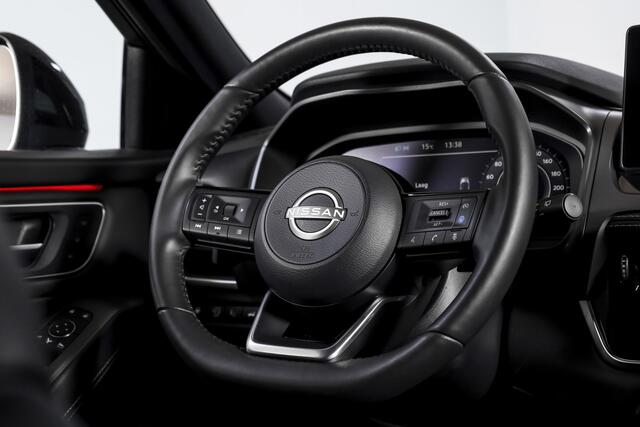 Nissan QASHQAI 1.3 MHEV Xtronic Tekna 158 PK - Automaat | Pano | Winterpakket | Elek. Stoel | Dig. Cockpit | Adapt. Cruise | Head-Up | 360 Camera | NAV + App. Connect | ECC | DAB | Elek Klep | LM 19" | 3206