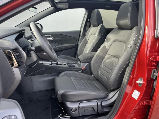 Nissan QASHQAI 1.5 ePower N-Design / Panoramadak / 360° Camera / Apple Carplay & Android Auto / Navigatie full map / Stuur- en Stoelverwarming / Voorruit Verwarming / Keyless Entry & Start / Adaptieve Cruise Control / Climate Control / Alcantara Bekleding /