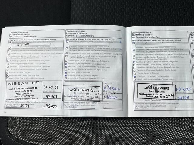 Nissan QASHQAI 1.3 DIG-T Business Edition / 100% Dealeronderhouden / Panoramadak / 360° Camera / Adaptieve Cruise Control / Keyless Entry & Start / Navigatie full map / Apple Carplay & Android Auto / Stoel- en Voorruitverwarming / Climate Control / Dodehoek Detectie