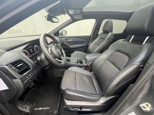 Nissan QASHQAI 1.3 MHEV Xtronic Tekna / Vaste Trekhaak 13-polig (Trekgewicht 1.800kg) / Panoramadak / Stuur- en Stoelverwarming / Voorruitverwarming / HUD / 360° Camera / Keyless Entry & Start / Apple Carplay & Android Auto / Adaptieve Cruise Control / Climate Control /