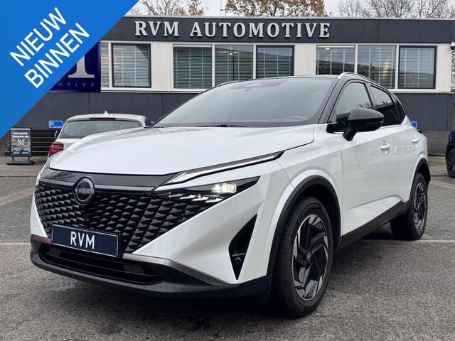 Nissan QASHQAI 1.3 MHEV Xtronic N-Connecta FABRIEKSGARANTIE| PANO| VOORRUITVERWARMING| STOEL + STUUR VERWARMING| 360 CAMERA| DODE HOEK| HEAD-UP| ELEK. ACHTERKLEP