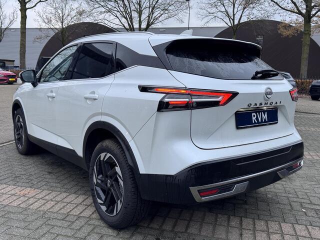 Nissan QASHQAI 1.3 MHEV Xtronic N-Connecta FABRIEKSGARANTIE| PANO| VOORRUITVERWARMING| STOEL + STUUR VERWARMING| 360 CAMERA| DODE HOEK| HEAD-UP| ELEK. ACHTERKLEP