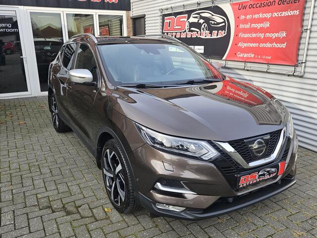 Nissan QASHQAI 1.2 Tekna + FULL OPTIONS AUTOMAAT AUTOMAAT TEKNA + *** PANORAMDAK-360 CAMERA-FULL LEDER-NAVIGATIE-19" SP.WIELEN-BOSE-TREKHAAK,FULL OPTIONS***