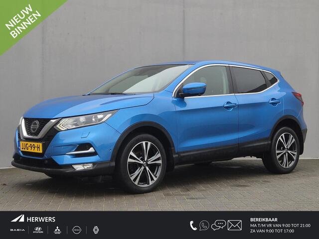 Nissan QASHQAI 1.3 DIG-T N-Connecta Automaat / Comfort Pack / Trekgewicht 1500 Kg / Rondomzicht camera / Adaptief CC / Apple Carplay Android Auto / Voorstoelen verwarmd / Keyless Entry/Start / Voorruit verwarming /