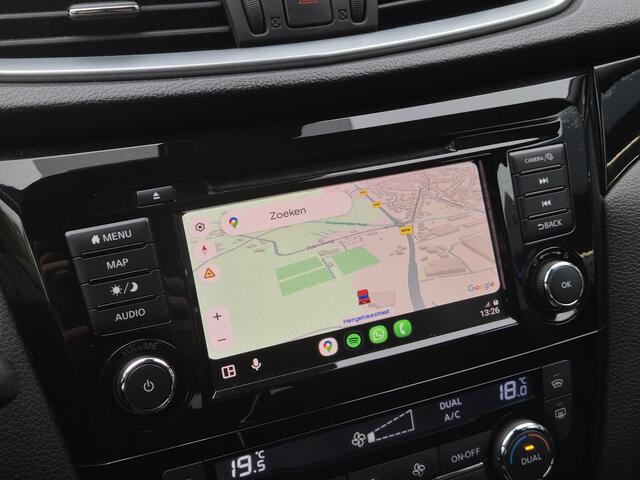 Nissan QASHQAI 1.3 DIG-T N-Connecta Automaat / Comfort Pack / Trekgewicht 1500 Kg / Rondomzicht camera / Adaptief CC / Apple Carplay Android Auto / Voorstoelen verwarmd / Keyless Entry/Start / Voorruit verwarming /