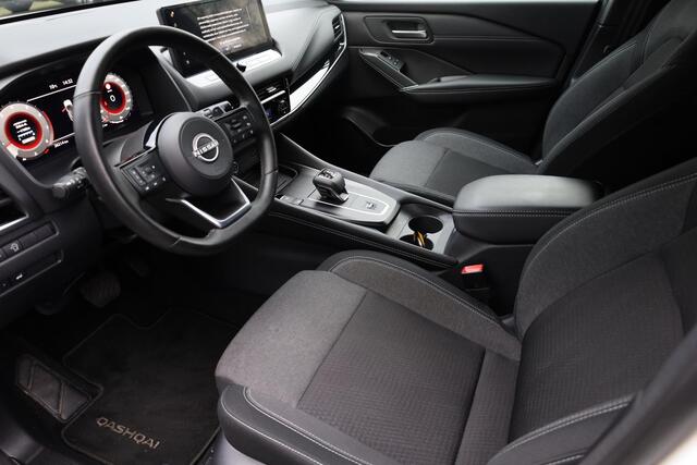 Nissan QASHQAI 1.3 MHEV Xtronic N-Connecta STOEL/STUUR/RUITVERW. CARPLAY 360-CAMERA DAB CRUISE-ADAPTIVE CLIMA NAVI LANE-ASSIST VOICE 2XPDC 18''LMV ENZ..