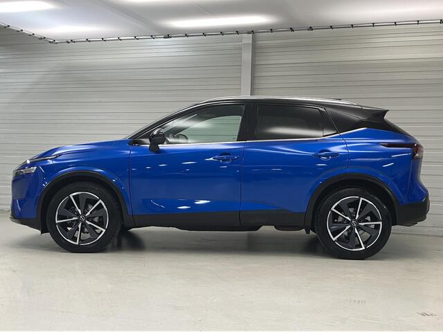 Nissan QASHQAI 1.3 MHEV Xtronic Tekna / Dealer Onderhouden / Panoramadak / All Seasonbanden / Trekhaak 1800 KG / Adaptive Cruise Control / Dual Zone Climate Control / Half Lederen Bekleding / 360 Graden Camera /