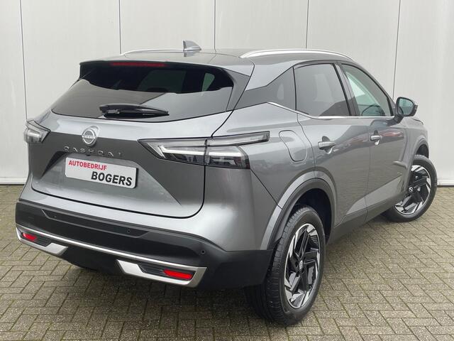 Nissan QASHQAI 1.3 MHEV N-Connecta Automaat Navigatie, Panoramadak, Head Up Display, Stoel/Stuurverwarming, El. achterklep, Climate Control, Adaptive Cruise Control