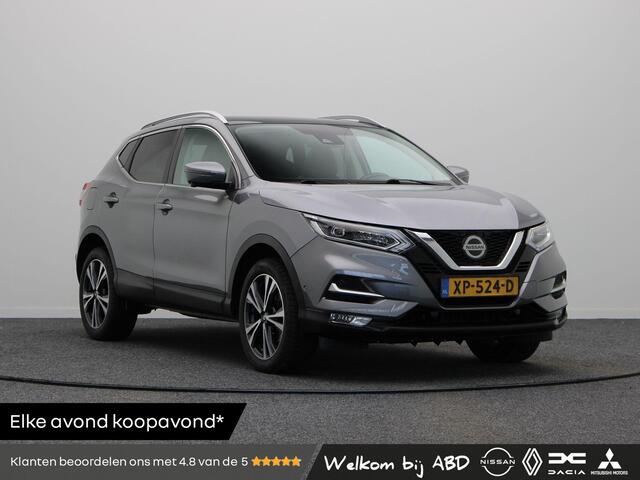 Nissan QASHQAI 140pk DIG-T Tekna | Panormadak | Half lederen bekleding | Stoelverwarming | Navigatie | Climate control | Rondomzicht camera |