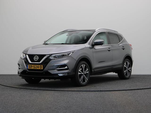 Nissan QASHQAI 140pk DIG-T Tekna | Panormadak | Half lederen bekleding | Stoelverwarming | Navigatie | Climate control | Rondomzicht camera |
