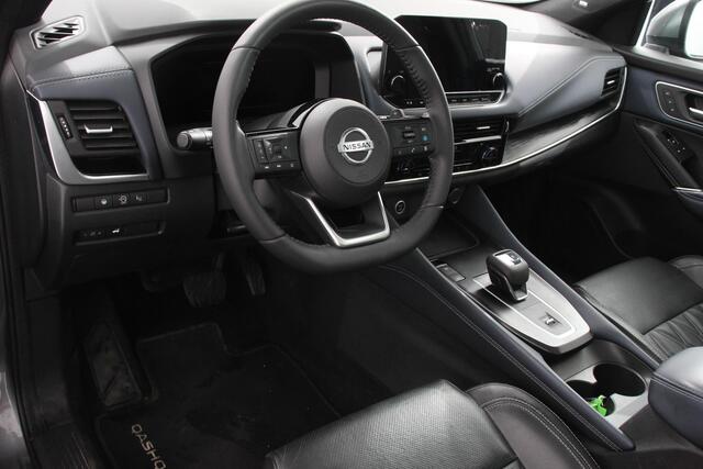 Nissan QASHQAI 1.3 MHEV DIG-T 158pk Xtronic Tekna+ | Navigatie | Apple Carplay/Android Auto | Parkeersensoren | 360 camera | Adaptive cruise control | Elektrisch panoramadak | Elektrische achterklep | Elektrische bestuurderstoel | Stoel-en stuurverwarming | Ledverlichti