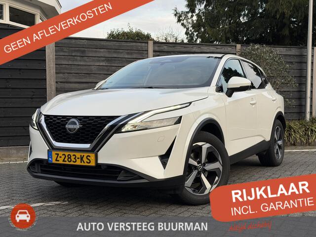 Nissan QASHQAI N-Connecta 1.3 MHEV 158PK Xtronic Automaat Navigatie, Rondomzichtcamera, Keyless, Stoel, Stuur en Voorruitverwarming, Parkeersensoren