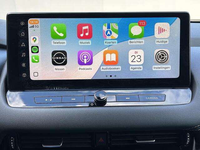 Nissan QASHQAI 1.3 MHEV Tekna Plus Automaat / Panoramadak / Elektrisch Bedienbare Stoelen met Massagefunctie & Geheugen / BOSE Premium Audio / All Season Banden / Apple Carplay & Android Auto / Elektrische Achterklep / Head-Up Display /